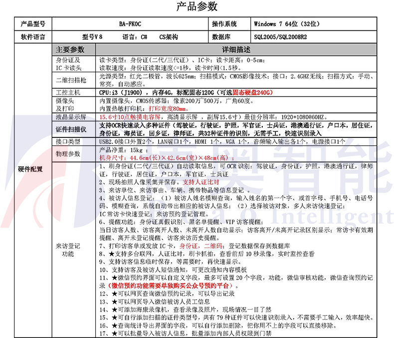 學校機關門衛(wèi)智能管理系統(tǒng)小區(qū)工廠寫字樓訪客機人員進出登記軟件